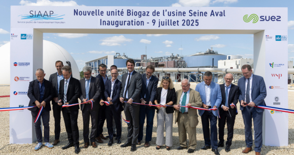 Le SIAAP a inauguré sa nouvelle unité de production de biogaz à Seine Aval